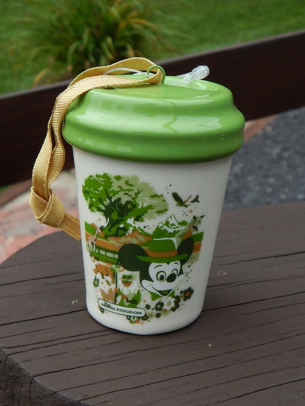 2021 Disney Parks Animal Kingdom Starbucks Ceramic Mickey Mug Tumbler Ornament